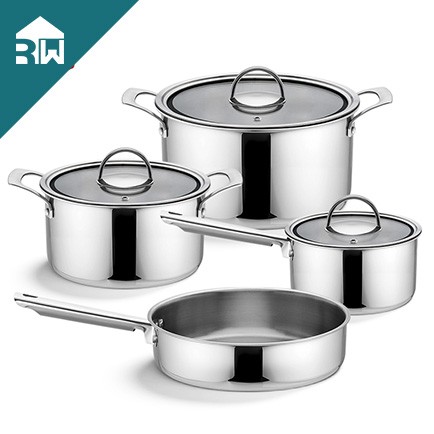 7 PCS TRIPLY COOKWARE SET